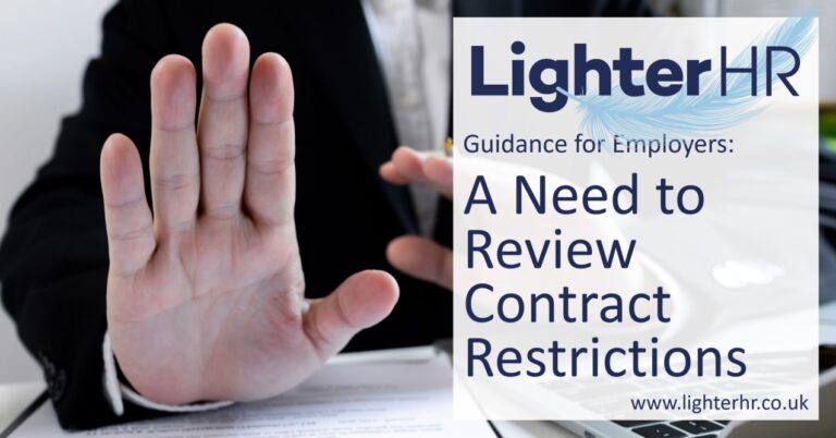 A Need to Review Contract Restrictions - LighterHR