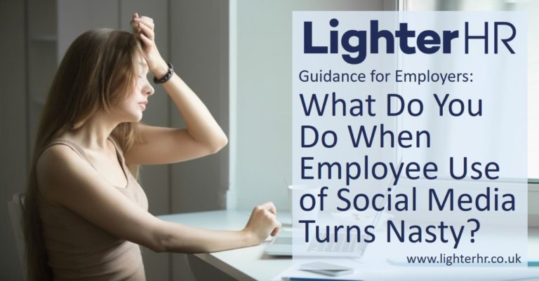2013-08-19 - What Do You Do When Employee Use of Social Media Turns Nasty - Lighter HR
