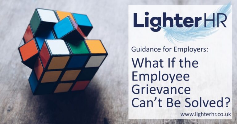 When the Employee Grievance Can't Be Solved - LighterHR