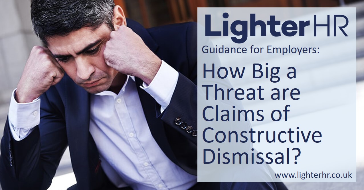 2016-06-03 - How Big a Threat Are Claims of Constructive Dismissal - Lighter HR