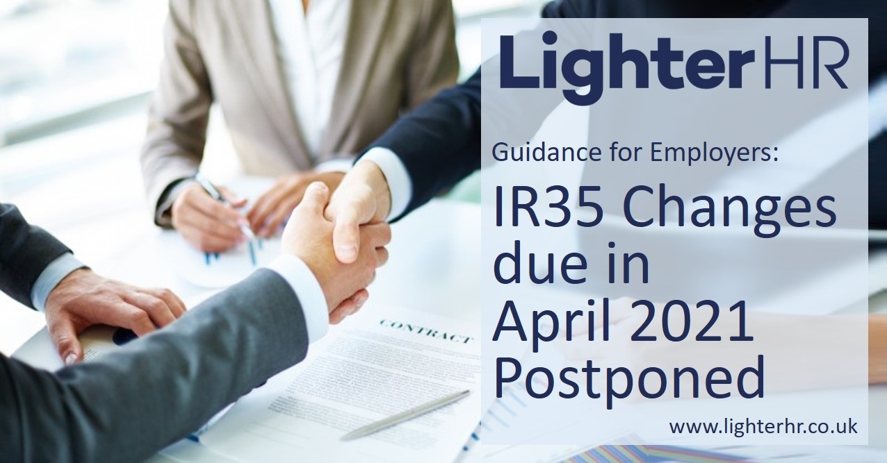 IR35 Changes Postponed April 2021: Changes to Legislation Deferred due to Coronavirus Challenges