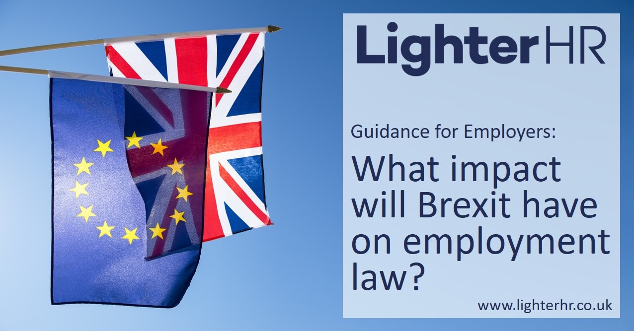 HR Implications of Brexit and Employment Law Changes in 2021