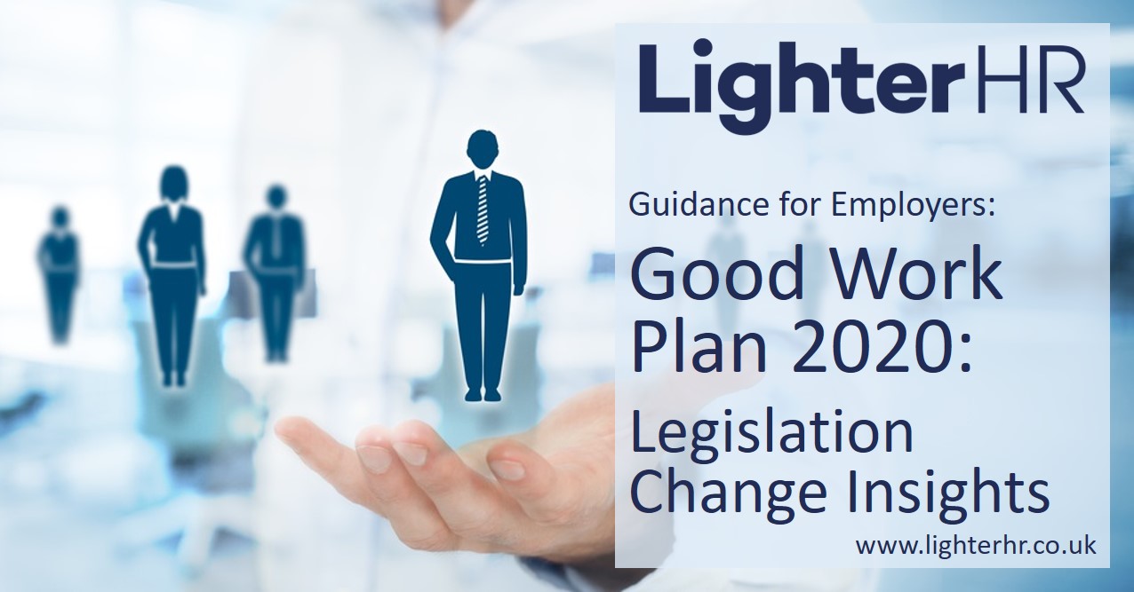 Good Work Plan: Important Legislation Changes for April 2020