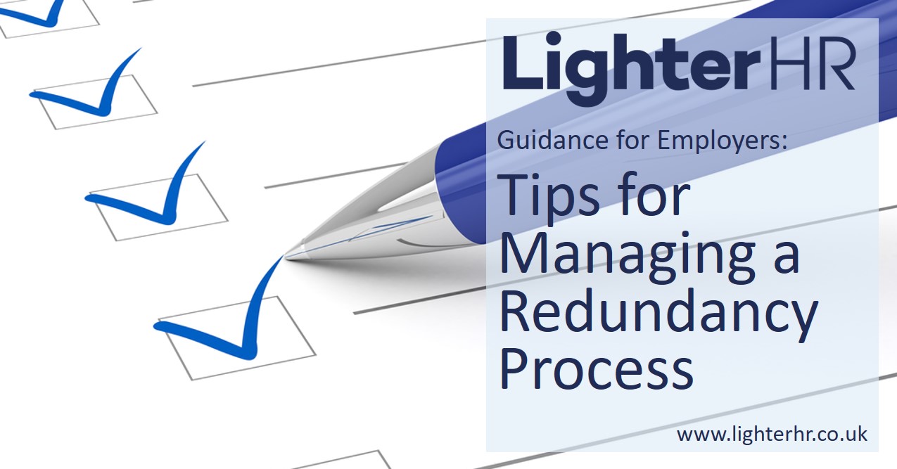 6 Invaluable Tips for Managing a Redundancy Process
