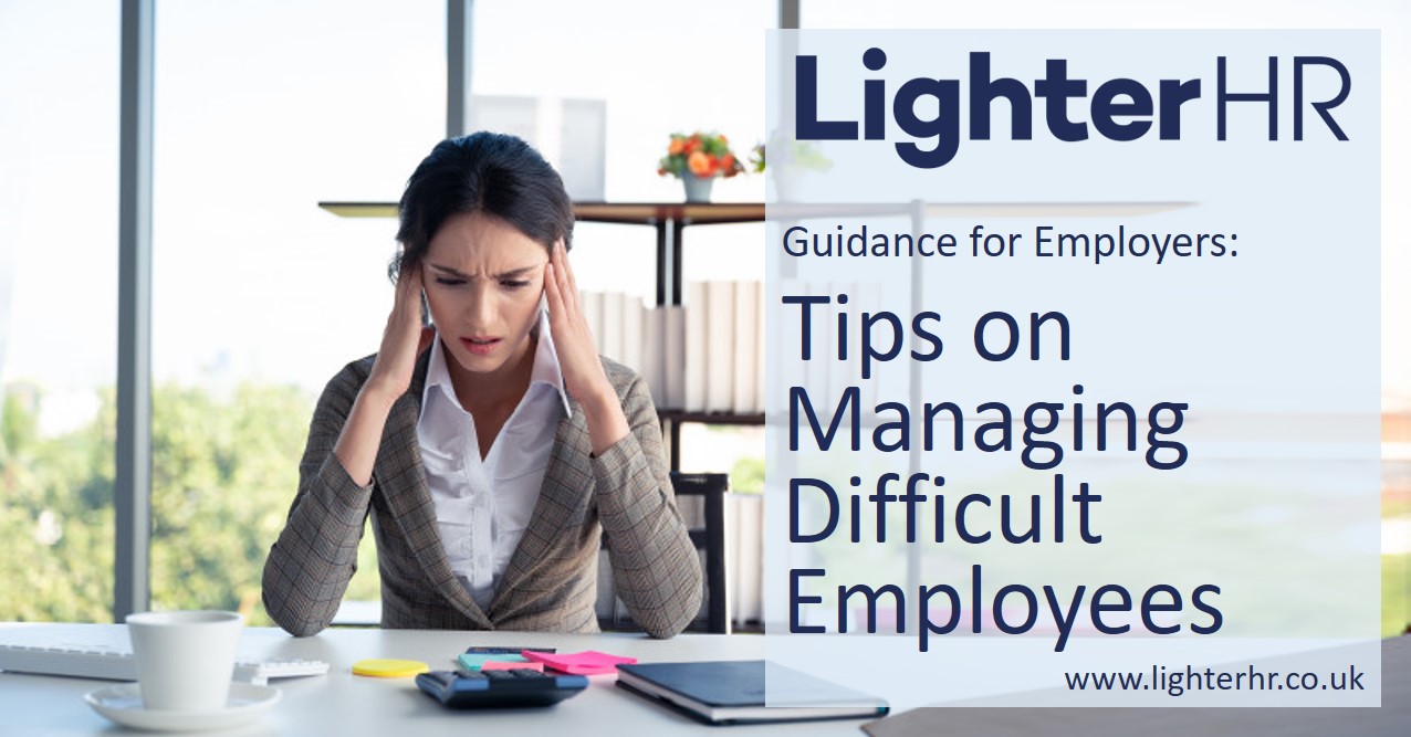 2012-07-29 - Tips of Managing Difficult Employees - Lighter HR