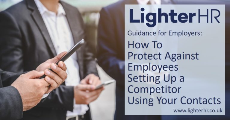 2014-05-05 - How To Protect Against Employees Setting Up a Competitor using Your Contacts - Lighter HR
