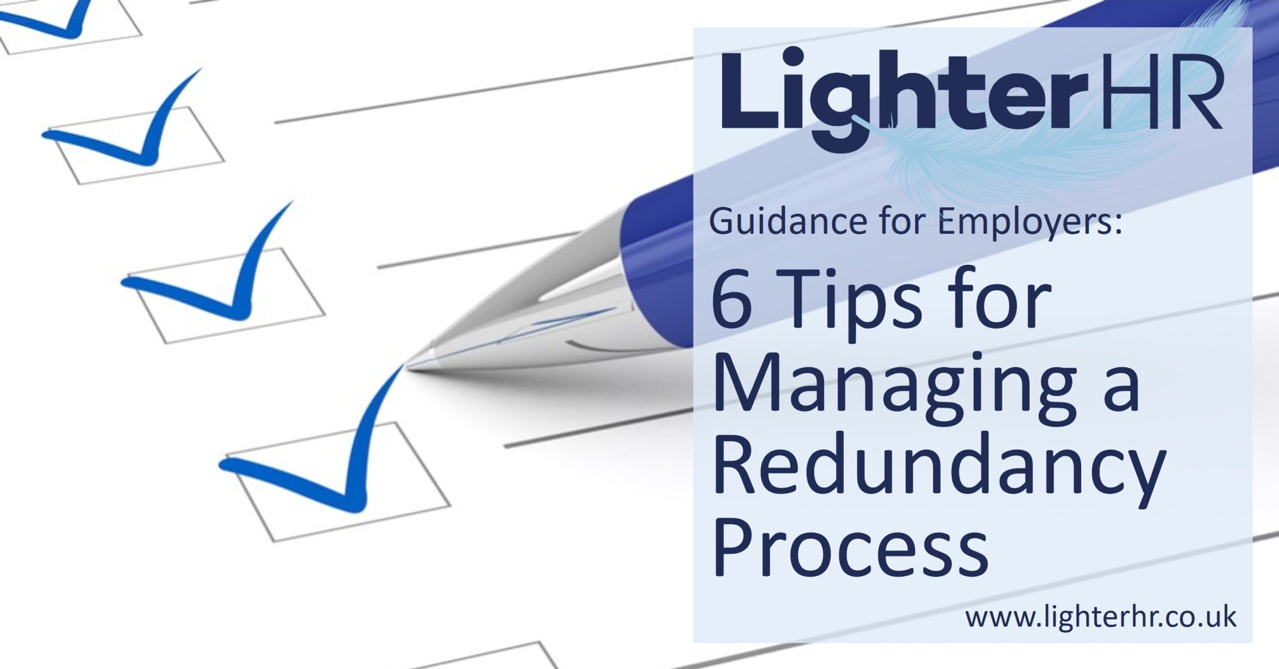 6 Invaluable Tips for Managing a Redundancy Process - LighterHR - Featured