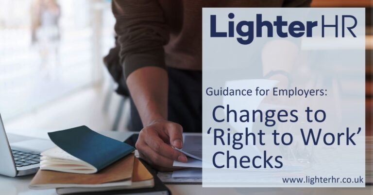 Changes to Right to Work Check Process - LighterHR