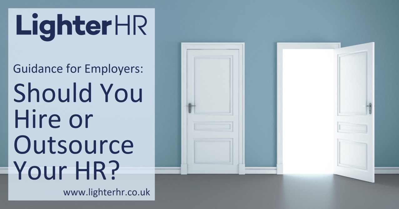 Should I Outsource HR or Hire - LighterHR