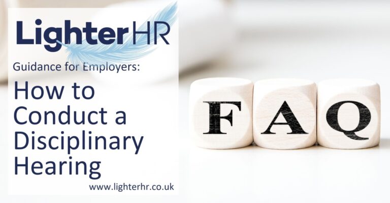How to Conduct a Disciplinary Hearing - LighterHR