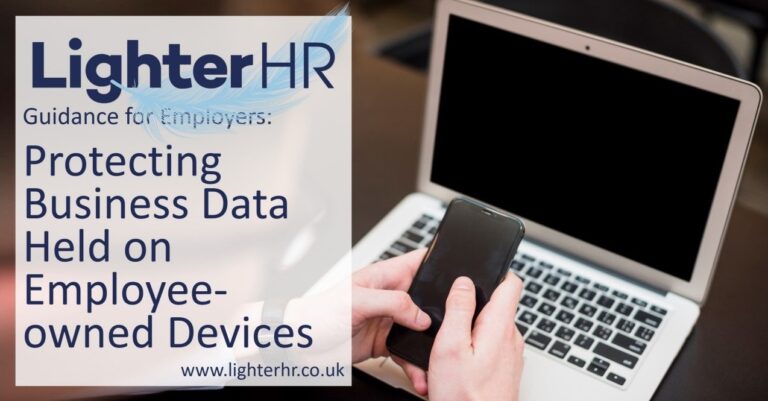 Bring Your Own Device - Protecting Business Data on Employee-Owned Devices - LighterHR