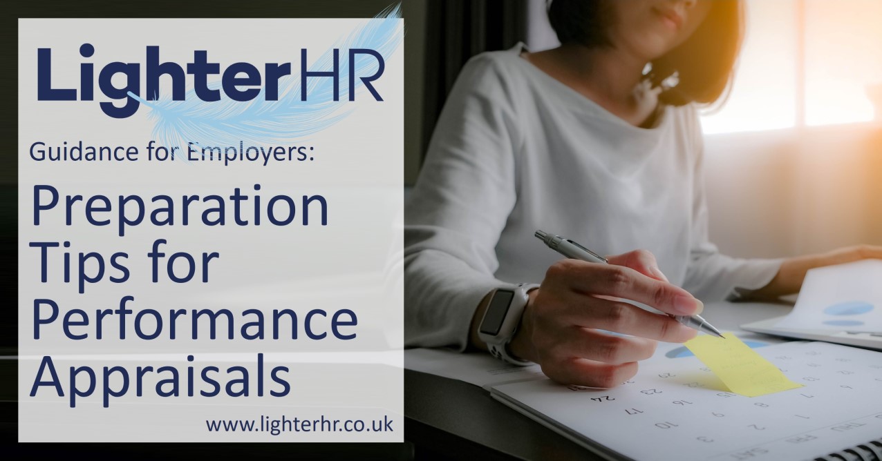 Preparation Tips for Performance Appraisals - LighterHR - Featured