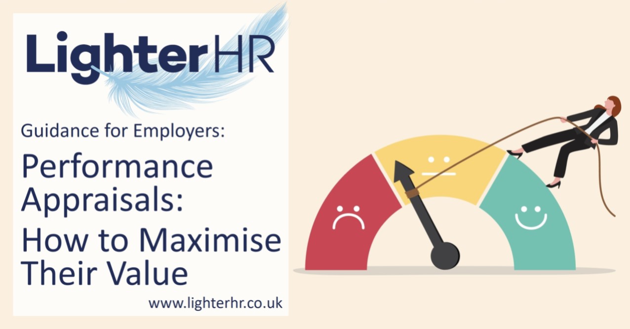 Performance Appraisals How to Maximise Their Value - LighterHR - Featured