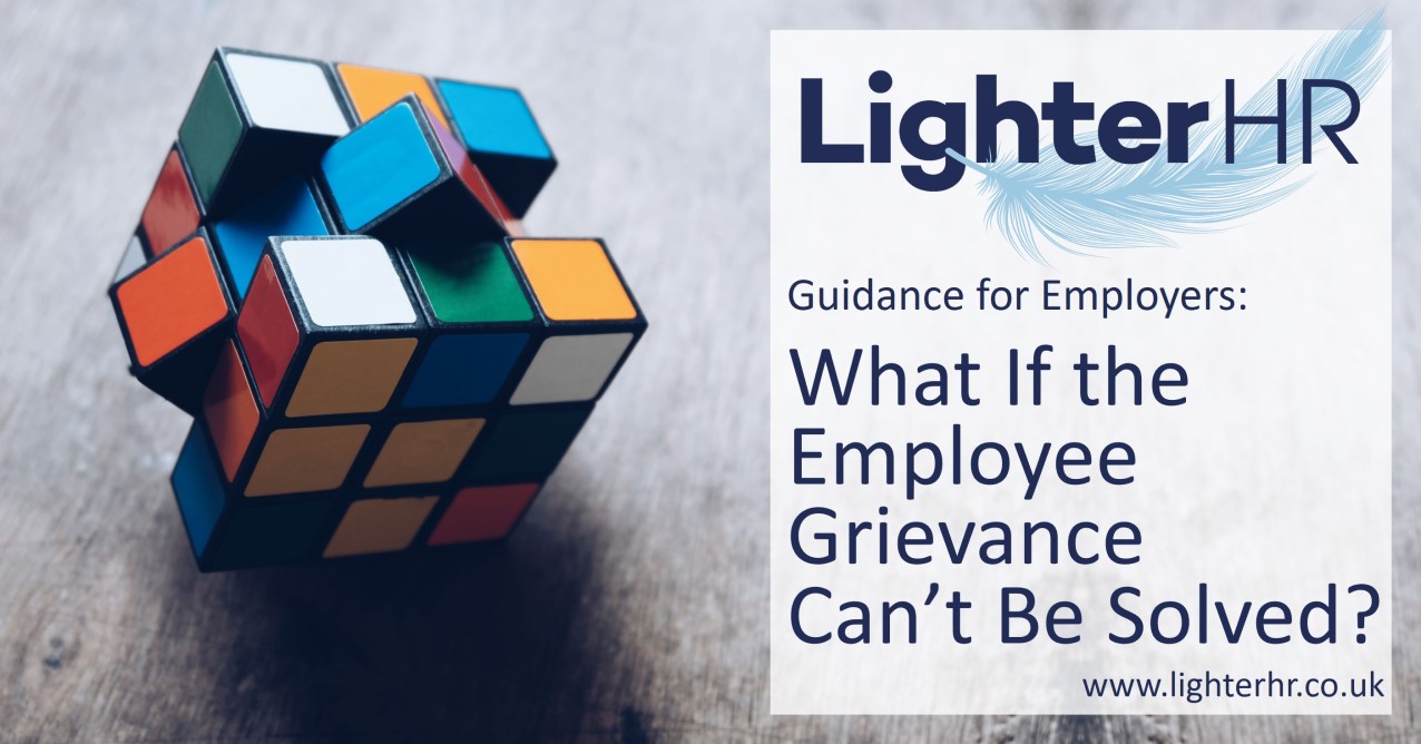 When the Employee Grievance Can't Be Solved - LighterHR - Featured