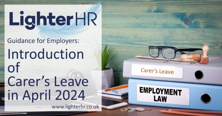 Introduction of Carer's Leave 2024 - LighterHR