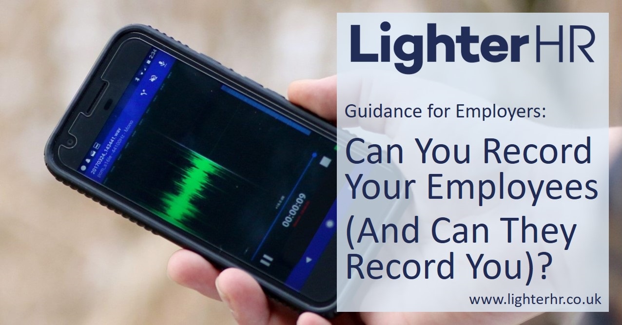 Can you record your employees and can they record you - LighterHR - Featured