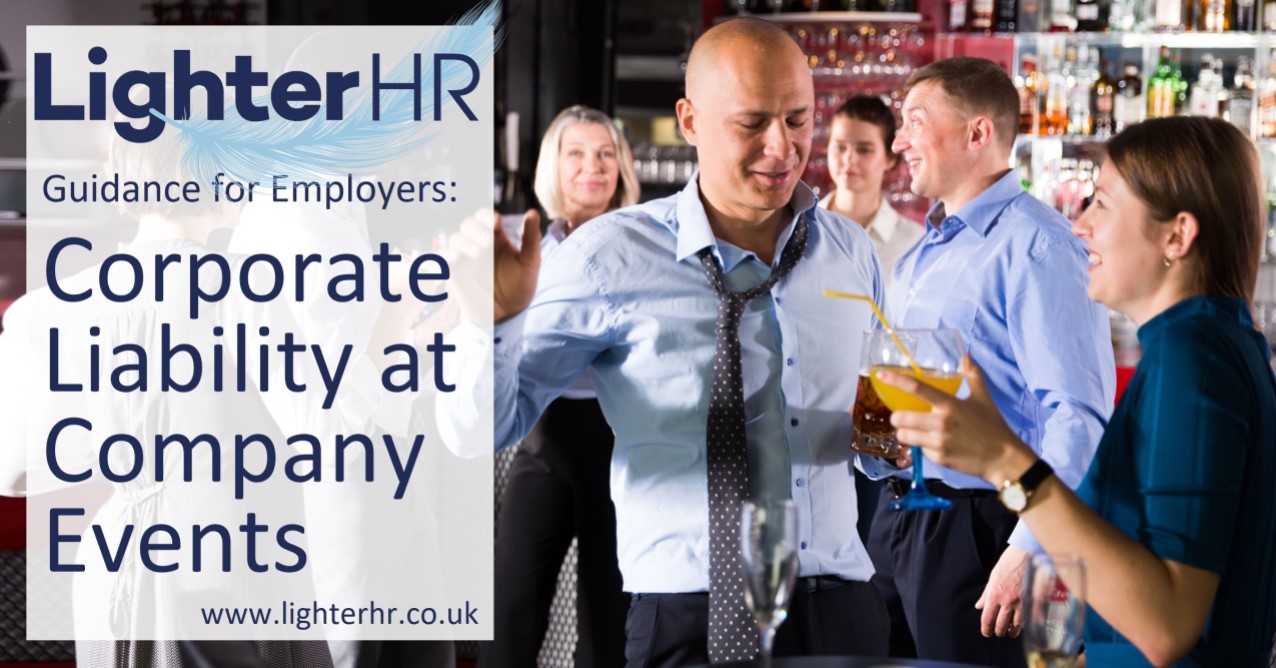 Corporate Liability at Company Events - LighterHR - Featured