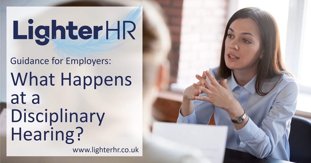 What Happens at a Disciplinary Hearing - LighterHR