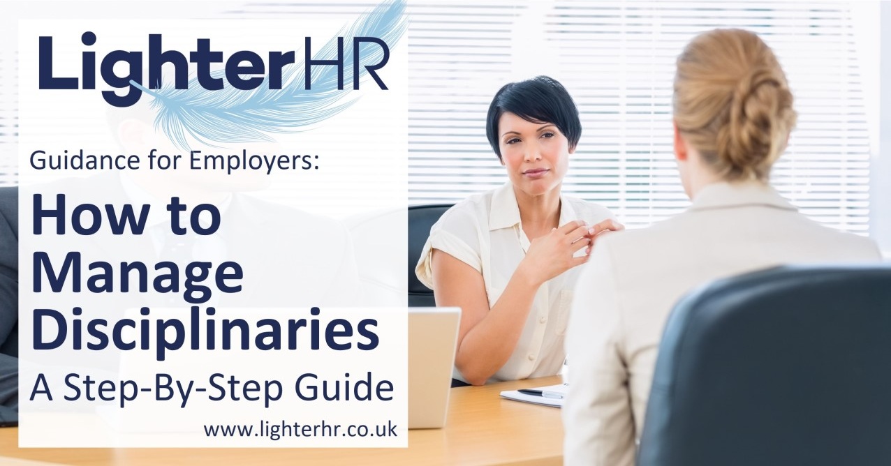 How to Managing Disciplinaries - Step-By-Step Guide for Employers - LighterHR