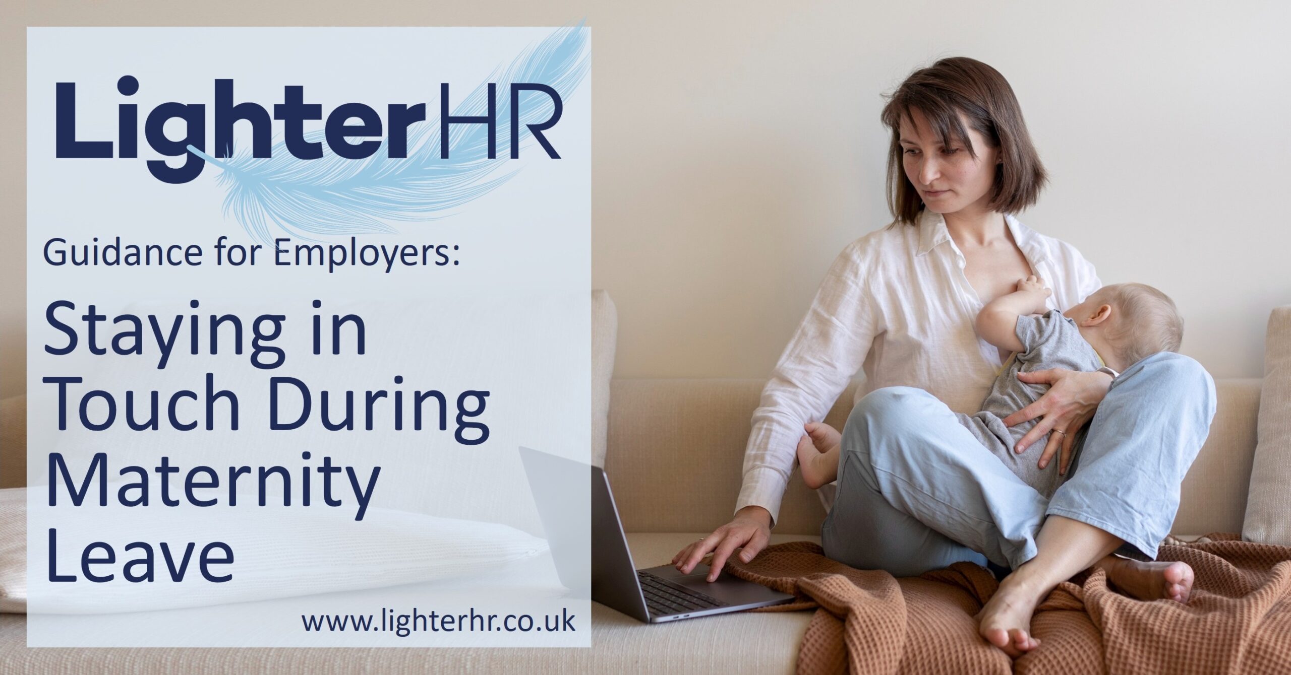 Contacting Employees on Maternity Leave - LighterHR - Featured